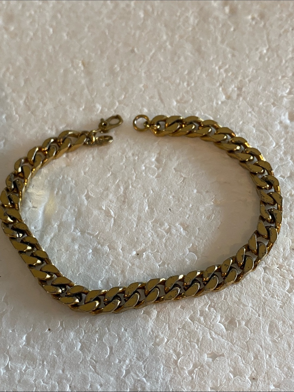 Monet Gold-Tone Curb Chain Bracelet for Men or Women